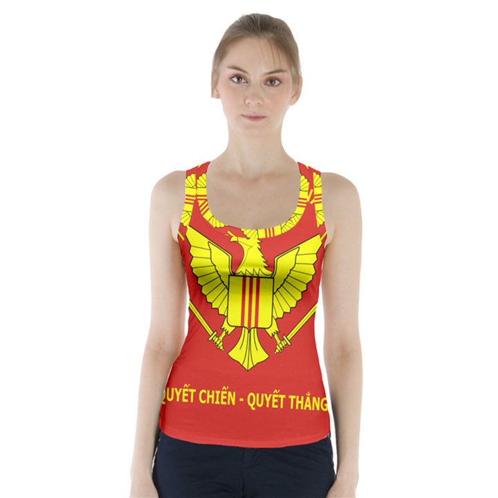 Flag of Army of Republic of Vietnam Racer Back Sports Top