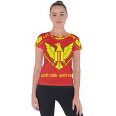 Flag Of Army Of Republic Of Vietnam Short Sleeve Sports Top 