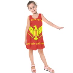 Flag of Army of Republic of Vietnam Kids  Sleeveless Dress