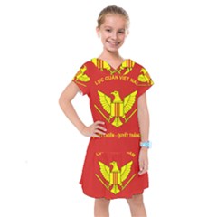 Flag of Army of Republic of Vietnam Kids  Drop Waist Dress