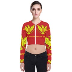 Flag of Army of Republic of Vietnam Long Sleeve Zip Up Bomber Jacket