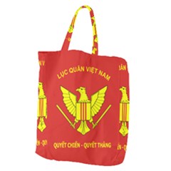 Flag of Army of Republic of Vietnam Giant Grocery Tote