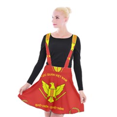 Flag of Army of Republic of Vietnam Suspender Skater Skirt