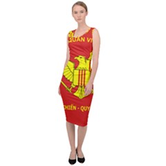Flag of Army of Republic of Vietnam Sleeveless Pencil Dress