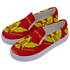 Flag of Army of Republic of Vietnam Kids  Canvas Slip Ons