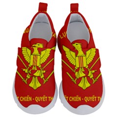 Flag of Army of Republic of Vietnam Kids  Velcro No Lace Shoes