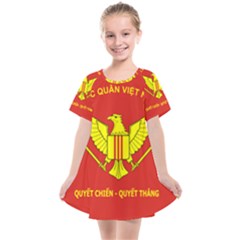 Flag of Army of Republic of Vietnam Kids  Smock Dress