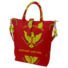 Flag of Army of Republic of Vietnam Buckle Top Tote Bag