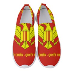 Flag of Army of Republic of Vietnam Women s Slip On Sneakers