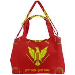 Flag of Army of Republic of Vietnam Double Compartment Shoulder Bag