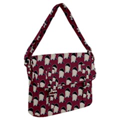 Beanie Boy Pattern Red Buckle Messenger Bag