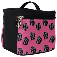 Girl Face Pink Make Up Travel Bag (big) by snowwhitegirl