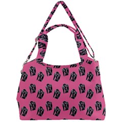 Girl Face Pink Double Compartment Shoulder Bag by snowwhitegirl