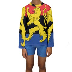 Flag Of Benelux Union Kids  Long Sleeve Swimwear by abbeyz71