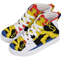 Flag Of Benelux Union Kids  Hi-top Skate Sneakers by abbeyz71