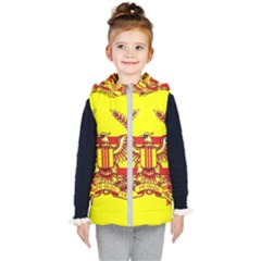 War Flag Of South Vietnam Kids  Hooded Puffer Vest by abbeyz71