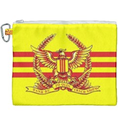 War Flag Of South Vietnam Canvas Cosmetic Bag (xxxl) by abbeyz71