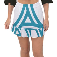 Shuto Urban Expressway Logo Fishtail Mini Chiffon Skirt by abbeyz71