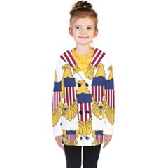 Flag Of U S  Virgin Islands Kids  Double Breasted Button Coat by abbeyz71