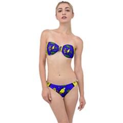 Seal Of United States Virgin Islands Classic Bandeau Bikini Set
