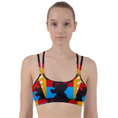 Coat Of Arms Of Russian Republic Of Karelia Line Them Up Sports Bra by abbeyz71