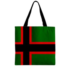 Karelia Nationalist Flag Zipper Grocery Tote Bag by abbeyz71