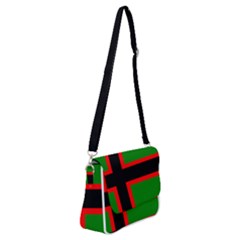 Karelia Nationalist Flag Shoulder Bag With Back Zipper by abbeyz71