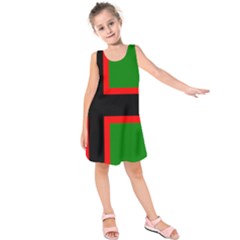 Karelia Nationalist Flag Kids  Sleeveless Dress by abbeyz71