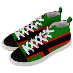 Karelia Nationalist Flag Men s Mid-top Canvas Sneakers by abbeyz71