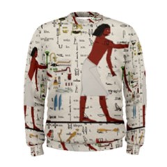 Egyptian Design Men Worker Slaves Men s Sweatshirt by Sapixe