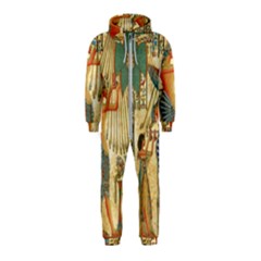 Egyptian Man Sun God Ra Amun Hooded Jumpsuit (kids) by Sapixe