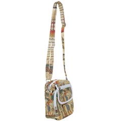 Egyptian Man Sun God Ra Amun Shoulder Strap Belt Bag by Sapixe