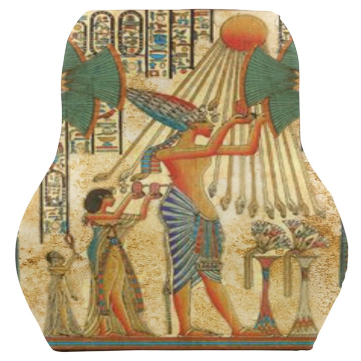 Egyptian Man Sun God Ra Amun Car Seat Back Cushion 