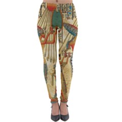Egyptian Man Sun God Ra Amun Lightweight Velour Leggings