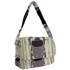 Egyptian Design Beetle Courier Bag by Sapixe