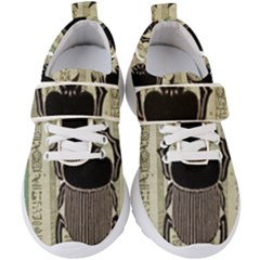 Egyptian Design Beetle Kids  Velcro Strap Shoes