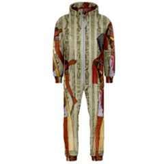 Egyptian Design Man Royal Hooded Jumpsuit (men)  by Sapixe