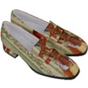 Egyptian Design Man Royal Women s Chunky Heel Loafers View3