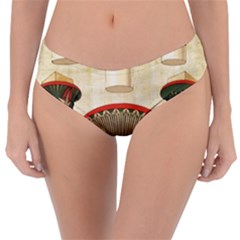 Egyptian Architecture Column Reversible Classic Bikini Bottoms