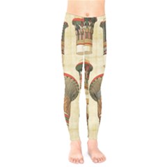 Egyptian Architecture Column Kids  Legging