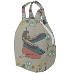 Egyptian Woman Wings Design Travel Backpacks
