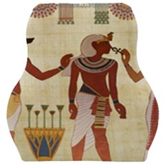 Egyptian Design Man Woman Priest Car Seat Velour Cushion 