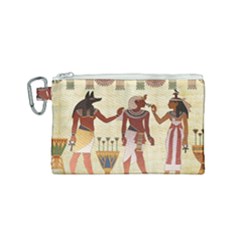 Egyptian Design Man Woman Priest Canvas Cosmetic Bag (small) by Sapixe