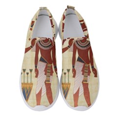 Egyptian Design Man Woman Priest Women s Slip On Sneakers by Sapixe