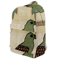 Egyptian Paper Papyrus Bird Classic Backpack