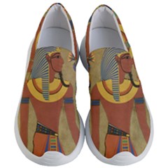 Egyptian Tutunkhamun Pharaoh Design Women s Lightweight Slip Ons by Sapixe