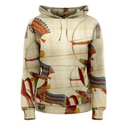 Egyptian Tutunkhamun Pharaoh Design Women s Pullover Hoodie