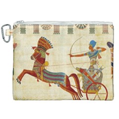 Egyptian Tutunkhamun Pharaoh Design Canvas Cosmetic Bag (xxl)