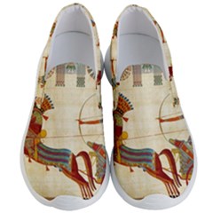 Egyptian Tutunkhamun Pharaoh Design Men s Lightweight Slip Ons