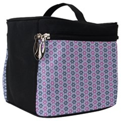 Pattern Star Flower Backround Make Up Travel Bag (big) by HermanTelo